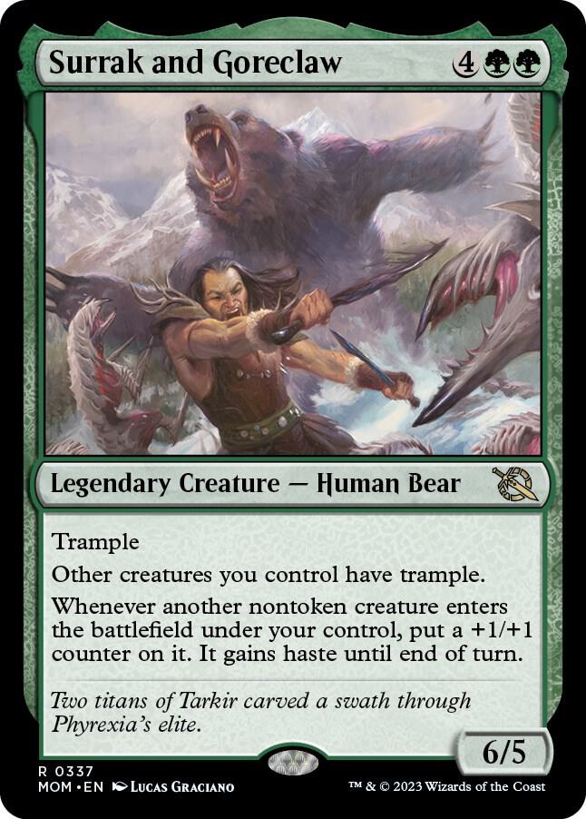 Surrak and Goreclaw - March of the Machine Armchair Generals