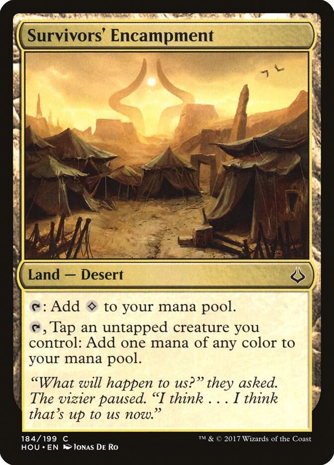 HOU - Hour of Devastation - Survivors' Encampment Magic The Gathering