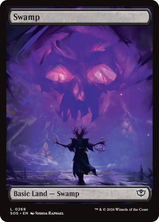 SOS - Secrets of Strixhaven - Full Art Swamp Magic The Gathering