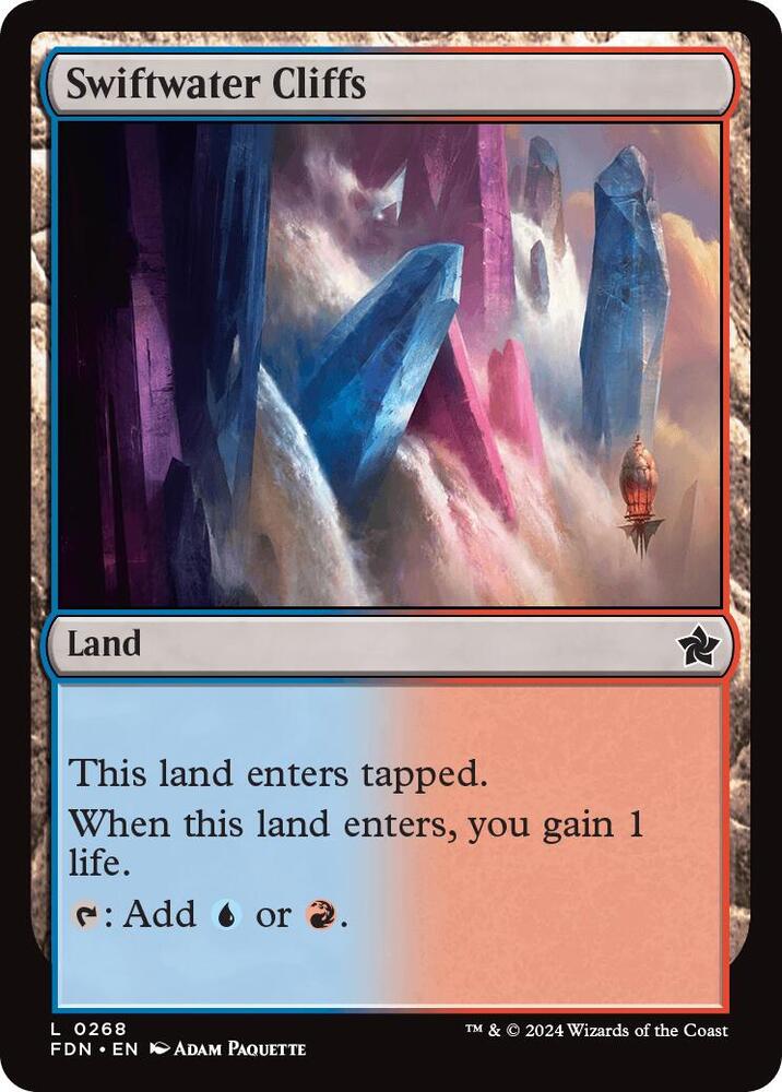 FDN - Magic The Gathering: Foundations - Swiftwater Cliffs (FOIL) Magic The Gathering