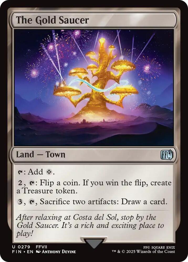 FIN - Final Fantasy - The Gold Saucer Magic The Gathering