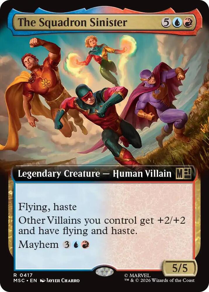 The Squadron Sinister - Commander: Marvel Super Heroes Armchair Generals