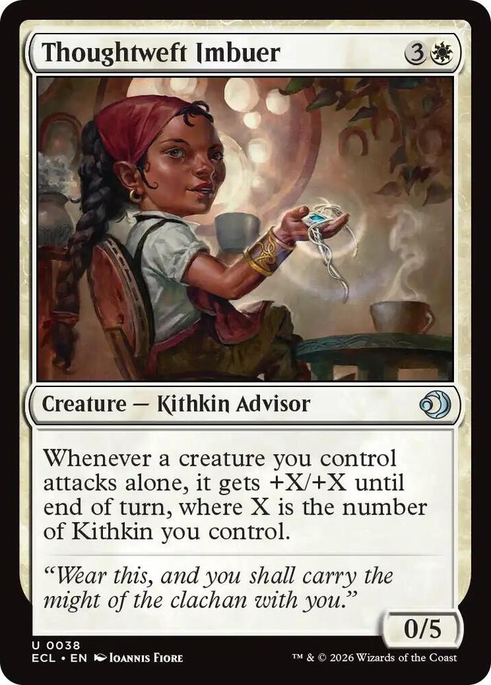ECL - Lorwyn Eclipsed MTG Card - Thoughtweft Imbuer Magic The Gathering