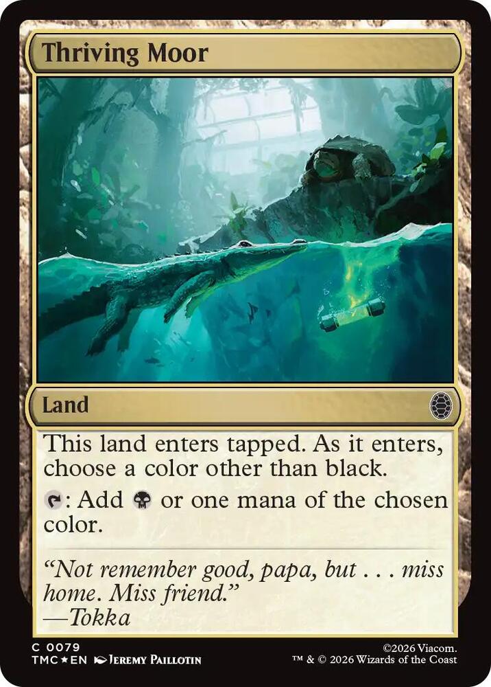 TMC - Commander: Teenage Mutant Ninja Turtles - Thriving Moor Magic The Gathering