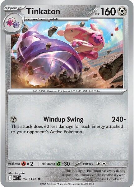 Pokemon - ME01 - Mega Evolution - Tinkatuff - 098/132 Pokemon
