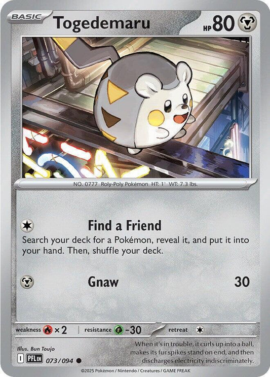 Pokemon - Phantasmal Flames (PFL) - Togedemaru - 073/094 Pokemon