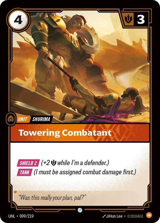 [UNL] - Riftbound: Unleashed - Towering Combatant Riftbound
