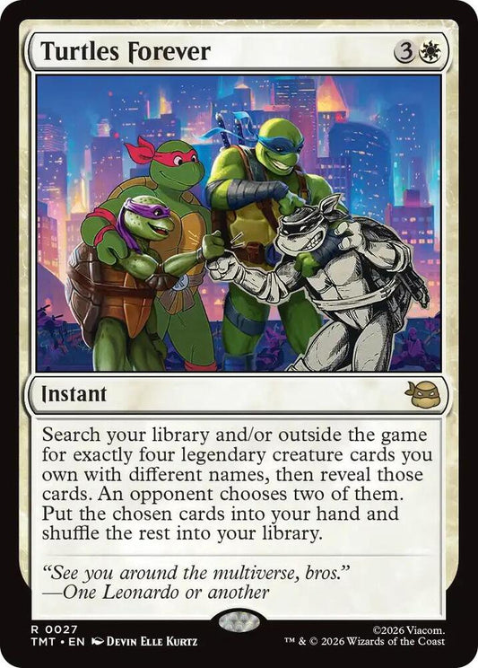 TMT- Teenage Mutant Ninja Turtles - Turtles Forever Magic The Gathering