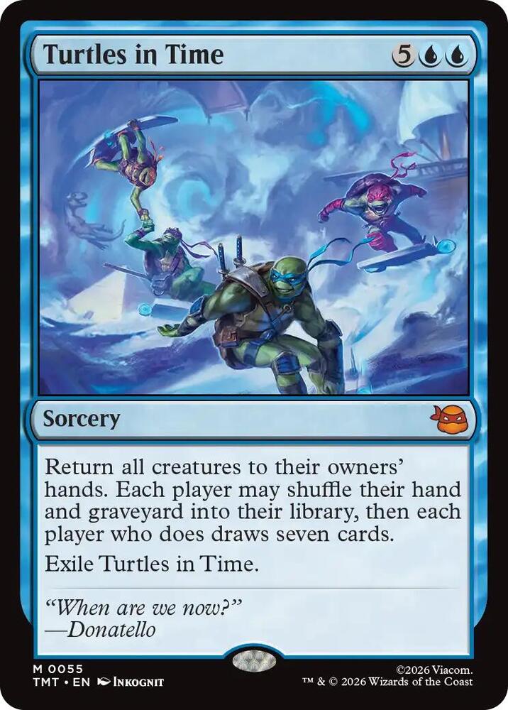 TMT - Teenage Mutant Ninja Turtles - Turtles in Time (FOIL) Magic The Gathering