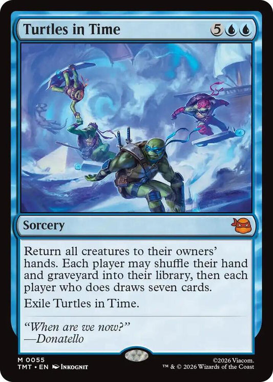 TMT - Teenage Mutant Ninja Turtles - Turtles in Time (FOIL) Magic The Gathering