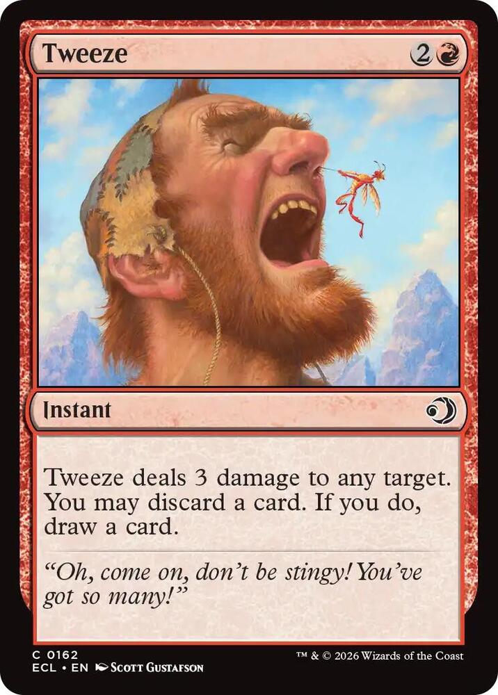 ECL - Lorwyn Eclipsed MTG Card - Tweeze Magic The Gathering