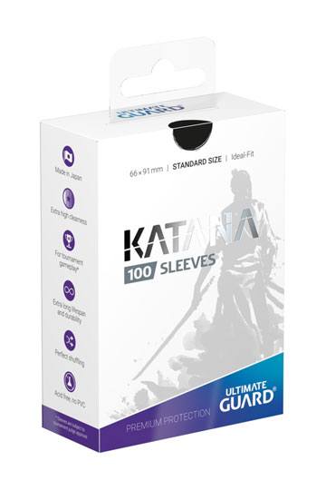 Ultimate Guard Katana Sleeves Standard Size Black (100) GameGenic