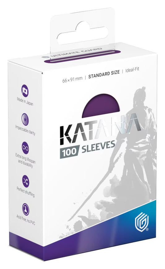 Ultimate Guard Katana Sleeves Standard Size Iris Bloom (100) Ultimate Guard Katana