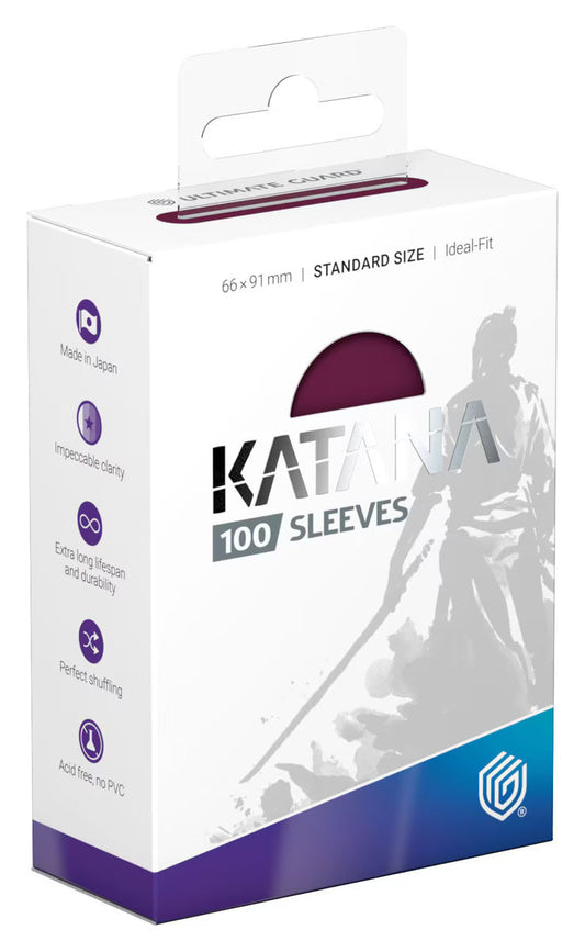 Ultimate Guard Katana Sleeves Standard Size Radiant Plum (100) Ultimate Guard Katana