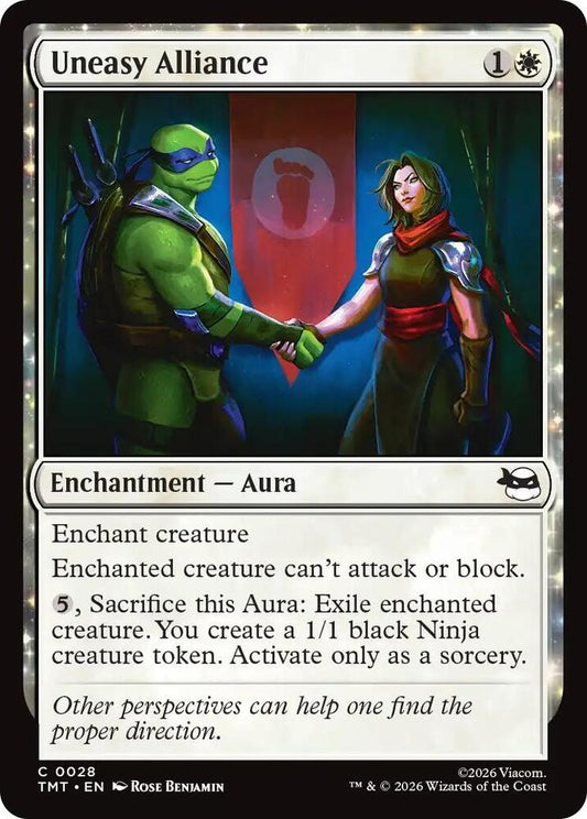 TMT- Teenage Mutant Ninja Turtles - Uneasy Alliance Magic The Gathering