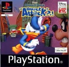 DISNEY'S DONALD DUCK QUACK ATTACK PLAYSTATION 1 GAME
