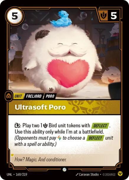 [UNL] - Riftbound: Unleashed  - Ultrasoft Poro Riftbound