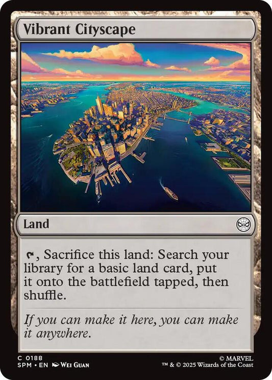 SPM - Marvel's Spider-Man - Vibrant Cityscape Magic The Gathering