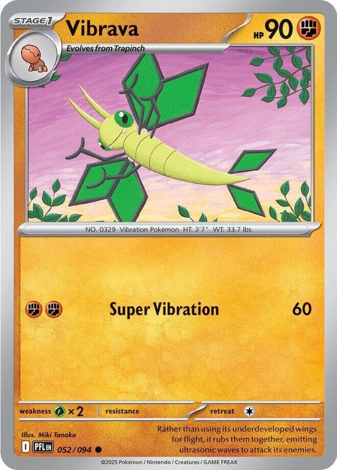 Pokemon - Phantasmal Flames (PFL) - Vibrava - 052/094 Pokemon