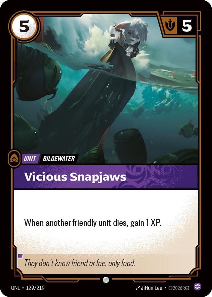 [UNL] - Riftbound: Unleashed - Vicious Snapjaws Riftbound