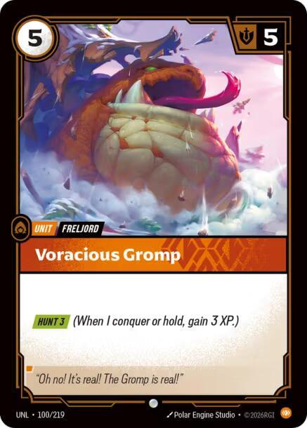 [UNL] - Riftbound: Unleashed - Voracious Gromp Riftbound