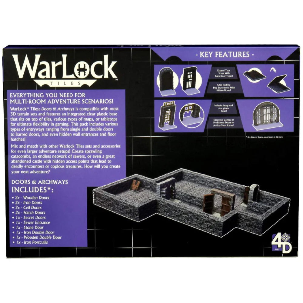 WarLock Tiles: Doors & Archways Armchair Generals