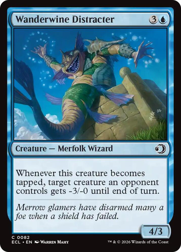 ECL - Lorwyn Eclipsed MTG Card - Wanderwine Distractor Magic The Gathering