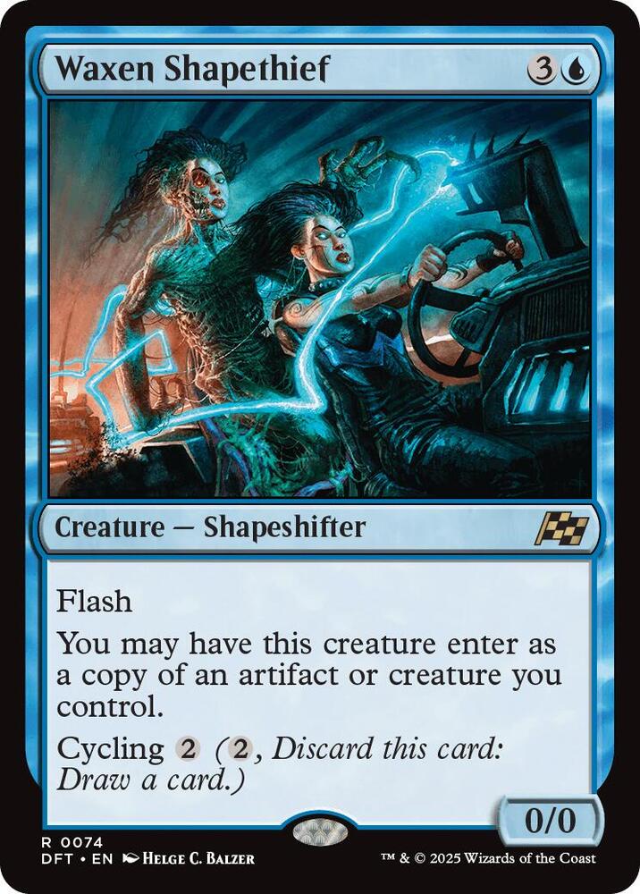 DFT - Aetherdrift - Waxen Shapethief Magic The Gathering