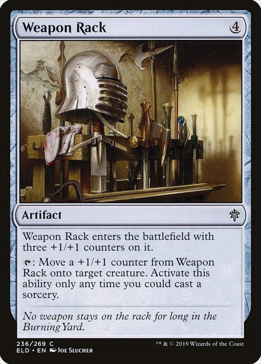 ELD - Throne of Eldraine - Weapon Rack Magic The Gathering