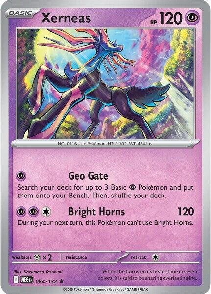 Pokémon - Mega Evolution [MEG] - Xerneas - 064/132 (Foil) Pokemon