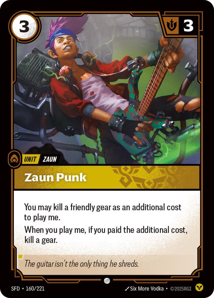 [SFD] - Riftbound: Spiritforged  - Zaun Punk Riftbound