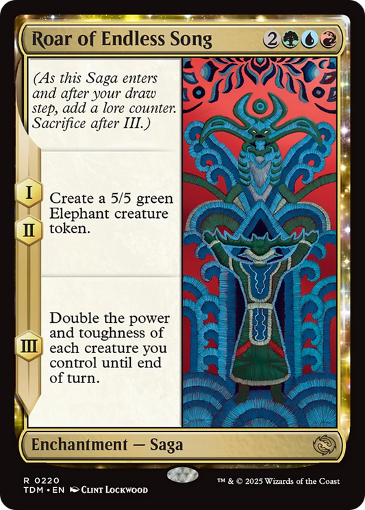 Roar of Endless Song [Tarkir: Dragonstorm] Magic The Gathering