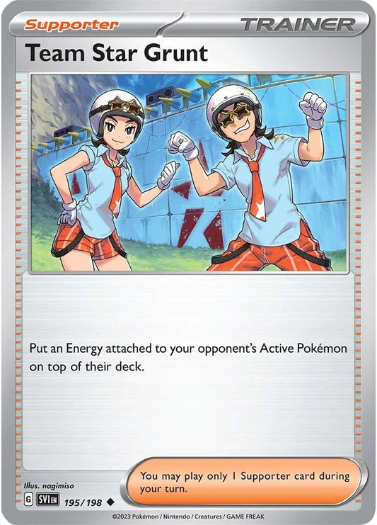 Team Star Grunt (195/198) [Scarlet & Violet: Base Set] Pokemon