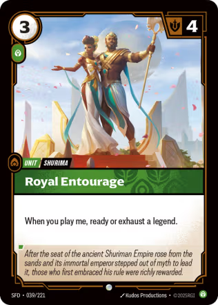 Royal Entourage - Spiritforged (SFD) Armchair Generals