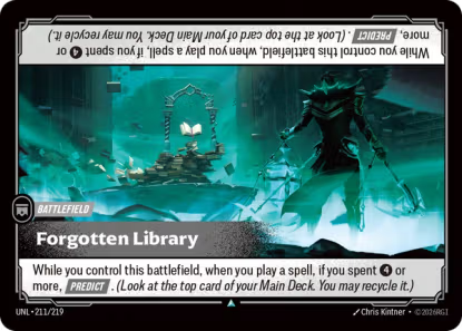 Forgotten Library - Unleashed (UNL) Armchair Generals