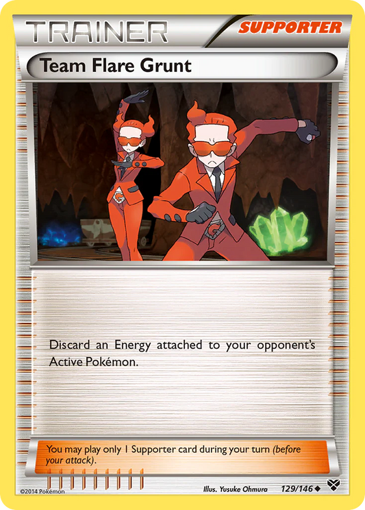 Team Flare Grunt (129/146) [XY: Base Set] Pokemon