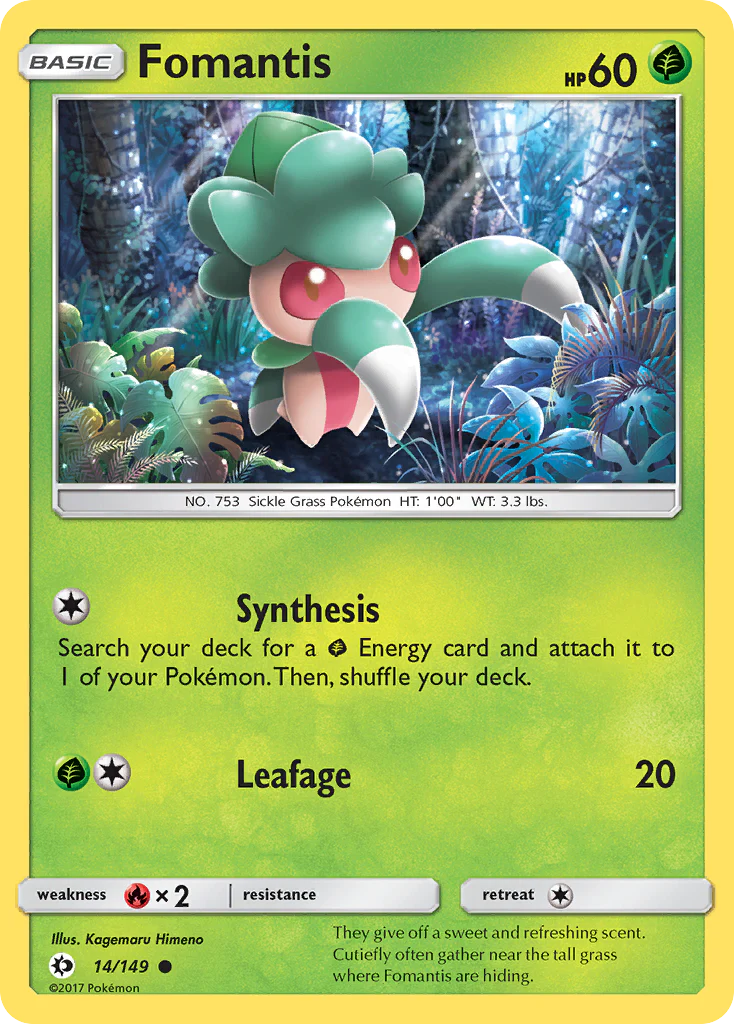 Fomantis (14/149) [Sun & Moon: Base Set] Magic The Gathering