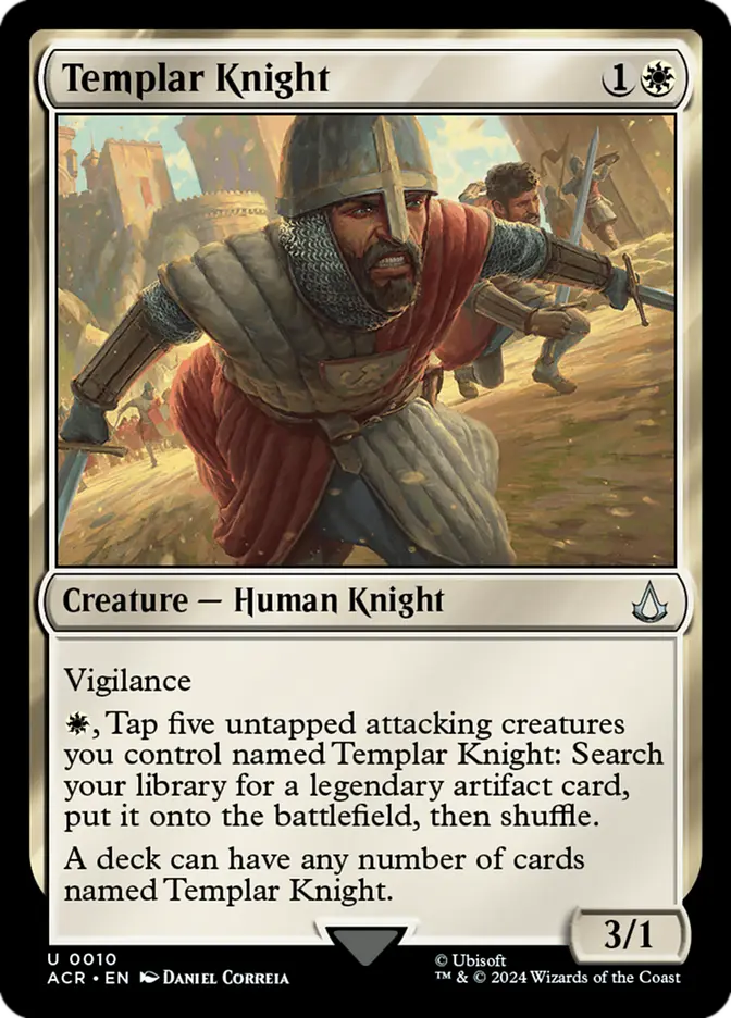 Templar Knight (Foil) [Assassin's Creed] Armchair Generals
