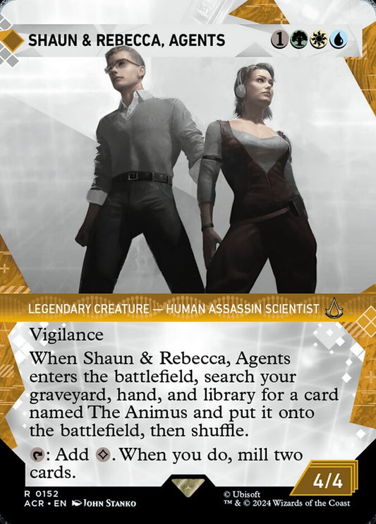 Shaun & Rebecca, Agents (Showcase Foil) Magic The Gathering