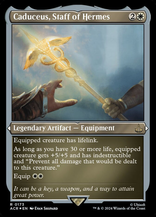 Caduceus, Staff of Hermes (Etched Foil) Magic The Gathering