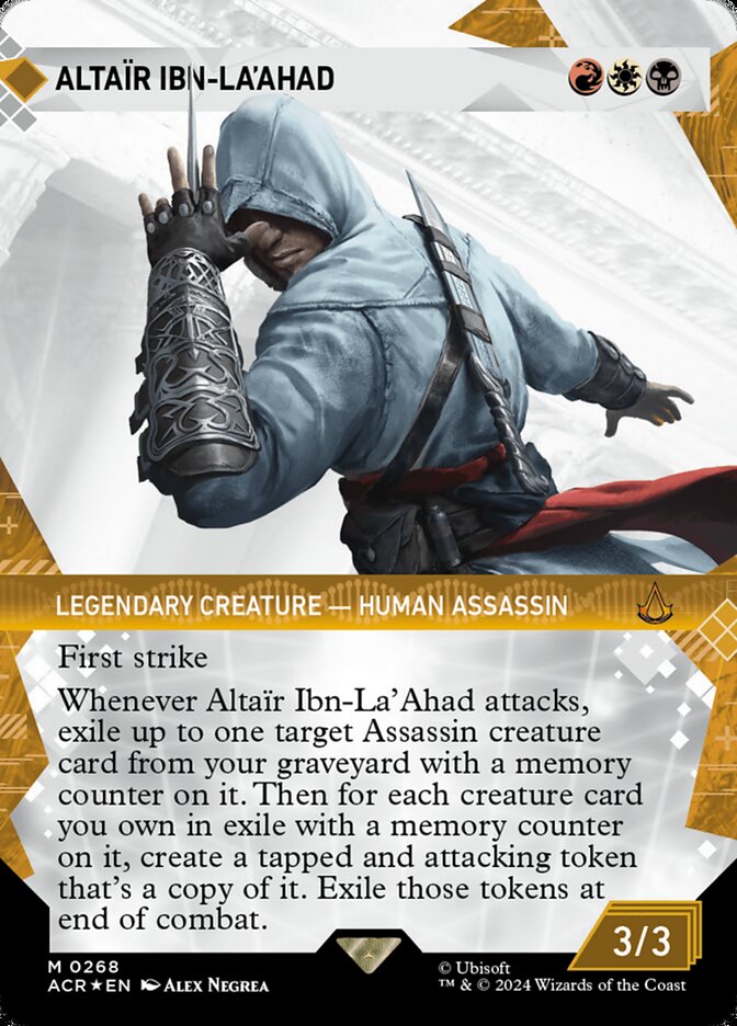 Altair Ibn-La'Ahad (Showcase Textured Foil) Magic The Gathering