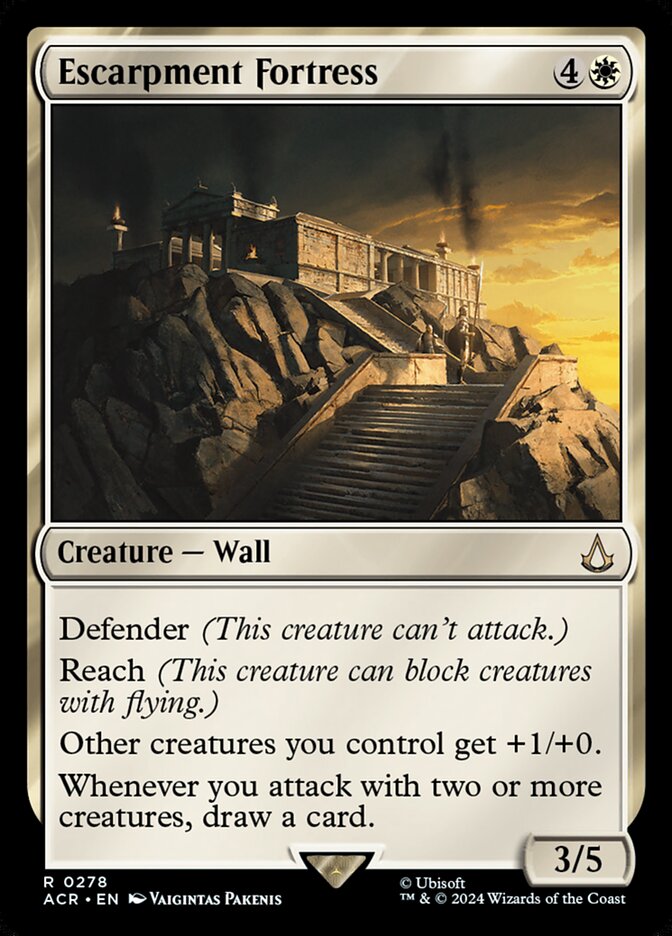 Escarpment Fortress Magic The Gathering