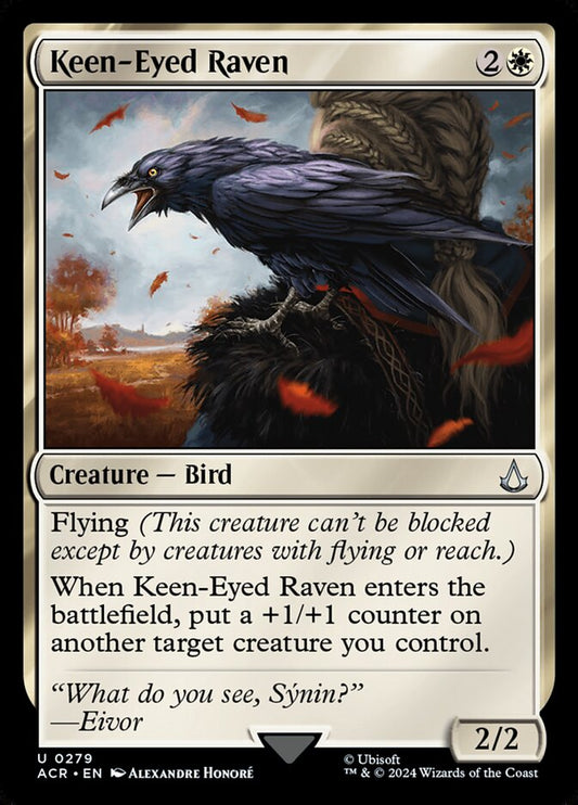 Keen-Eyed Raven Magic The Gathering