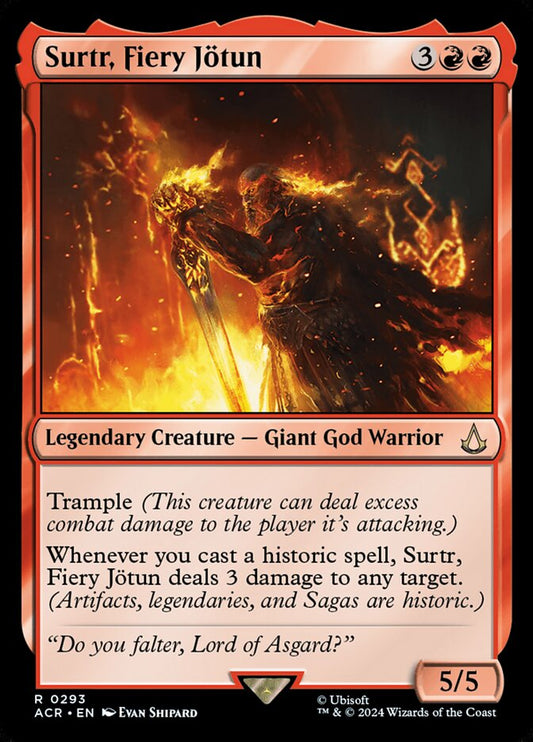 Surtr, Fiery Jötun Magic The Gathering