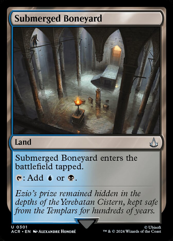 Submerged Boneyard Magic The Gathering