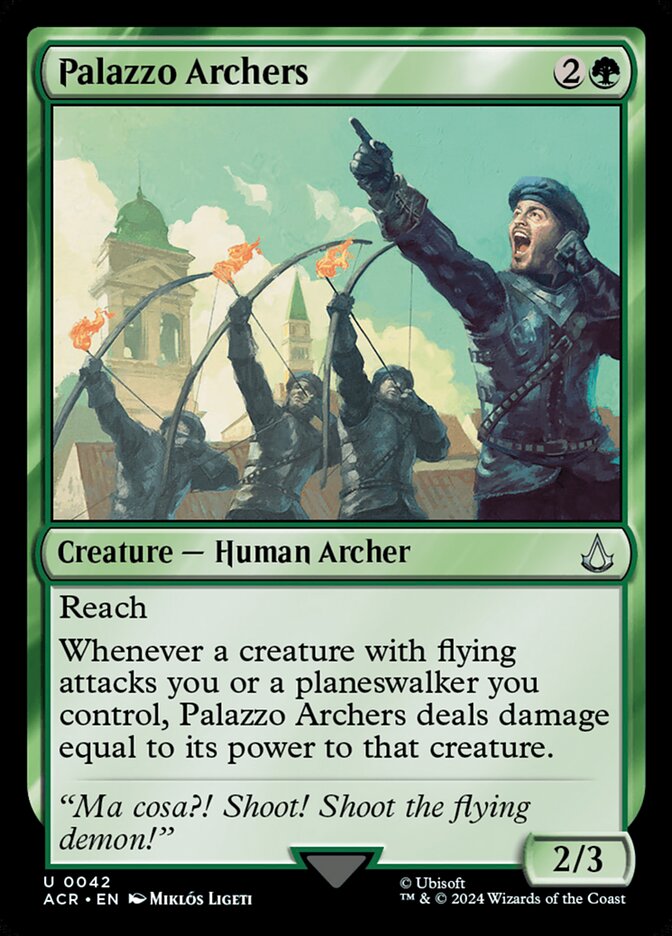 Palazzo Archers (Foil) Magic The Gathering