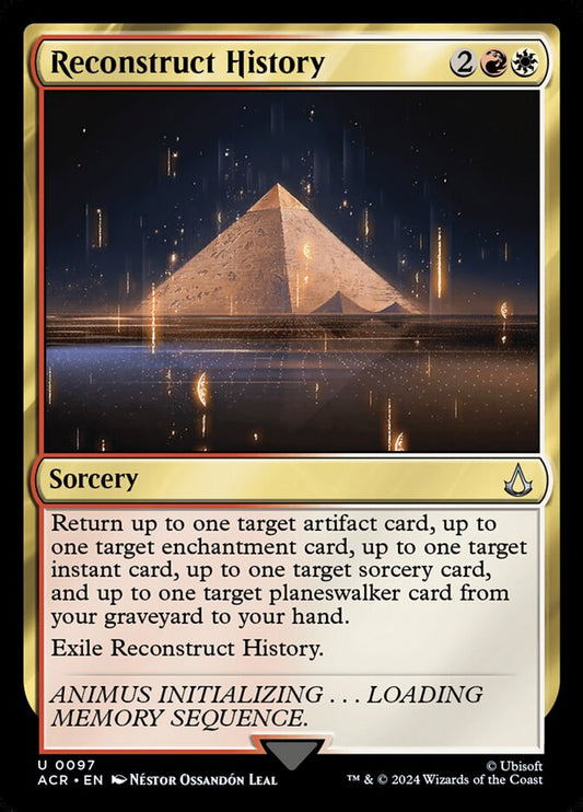 Reconstruct History (Foil) Magic The Gathering