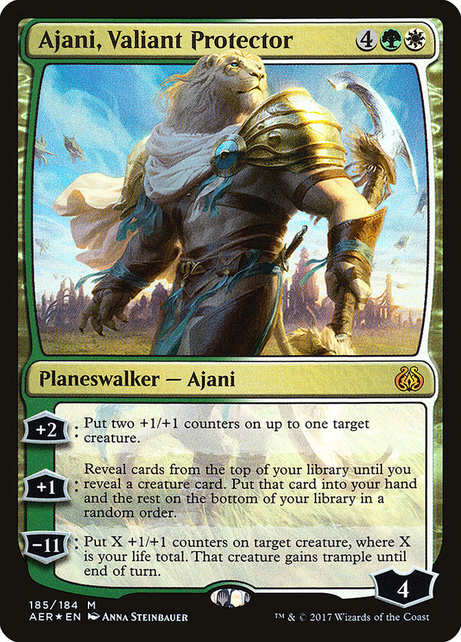 Ajani, Valiant Protector (Foil) Magic The Gathering