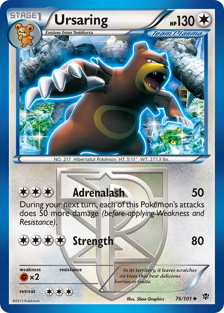 Ursaring (76/101) [Black & White: Plasma Blast] Pokemon