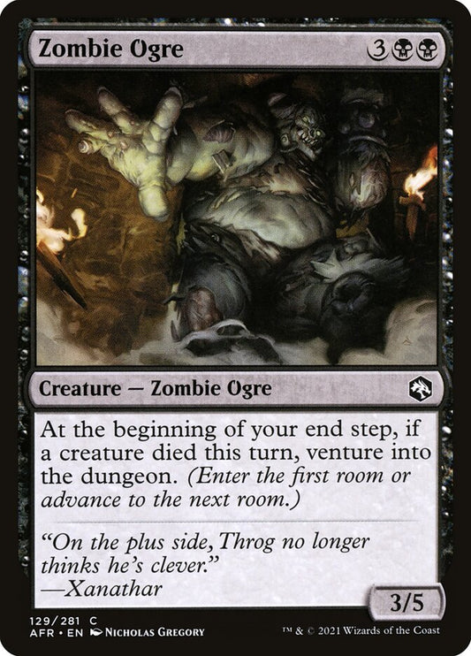 Zombie Ogre Magic The Gathering